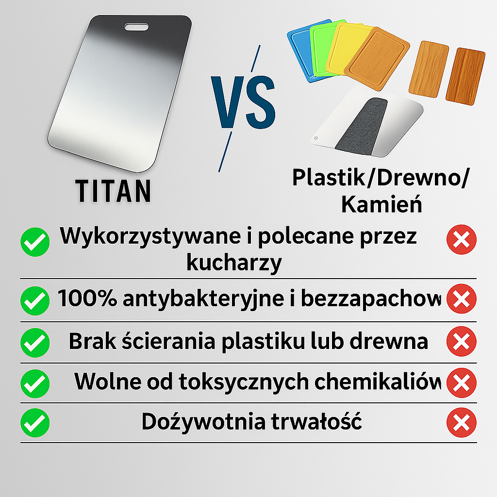 Zanora DESKA DO KROJENIA 100% TYTANU