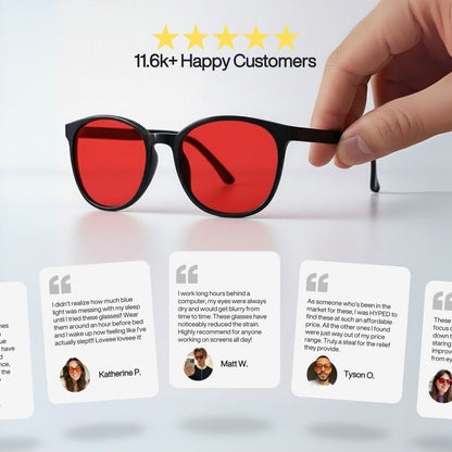 Zanora FocusLens™ Blue Light Glasses 1+1 Gratis