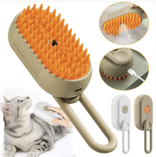 Zanora SteamPurr™ – Parowa Szczotka do Pielęgnacji Psów i Kotów