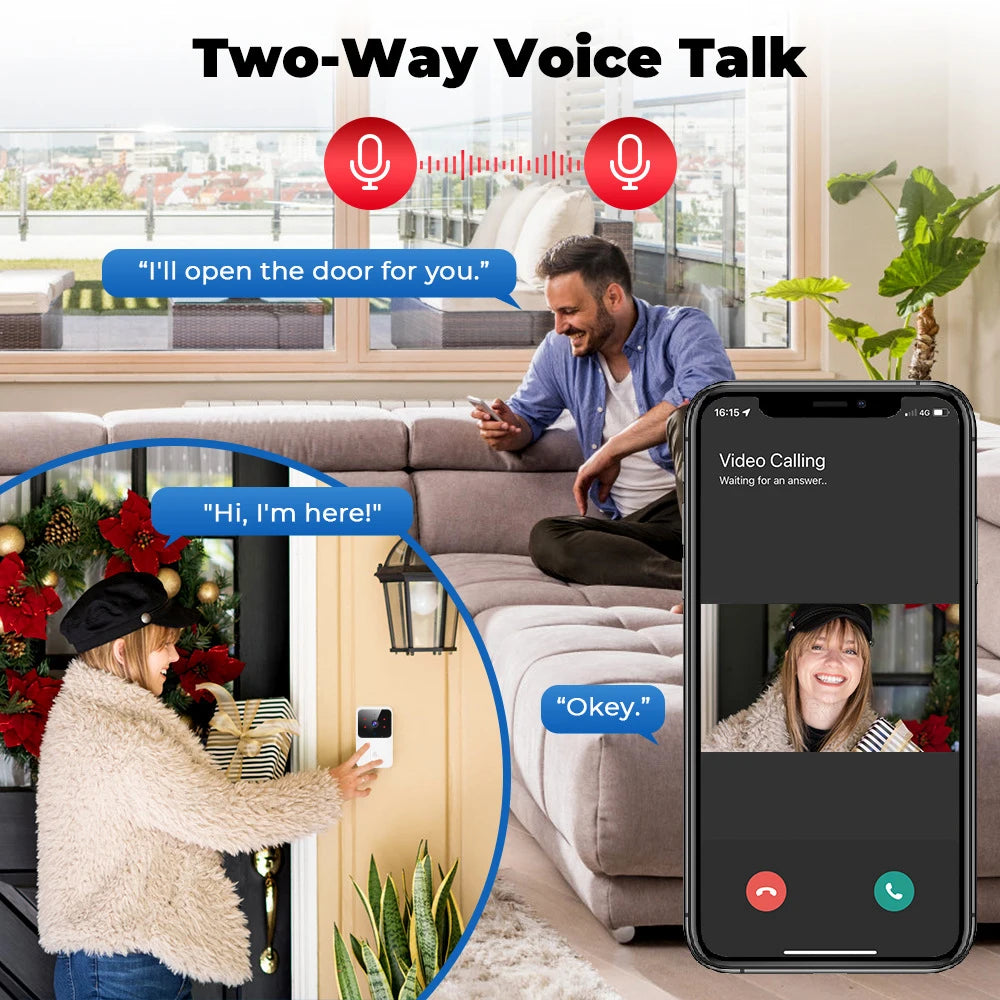 Zanora DomVision™ WiFi Doorbell
